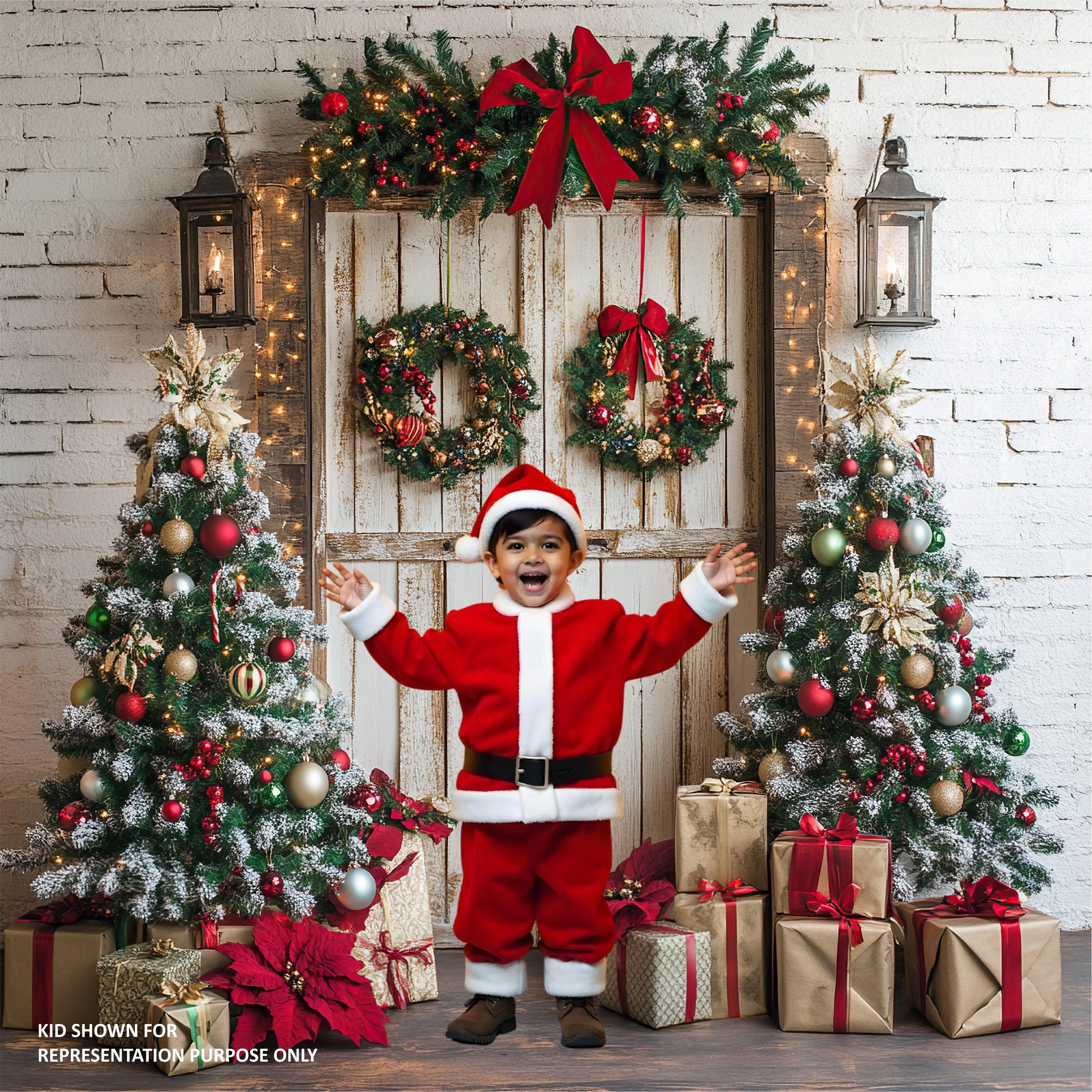 Christmas Theme Backdrop 14 PERSONALISED Pretty UR Party