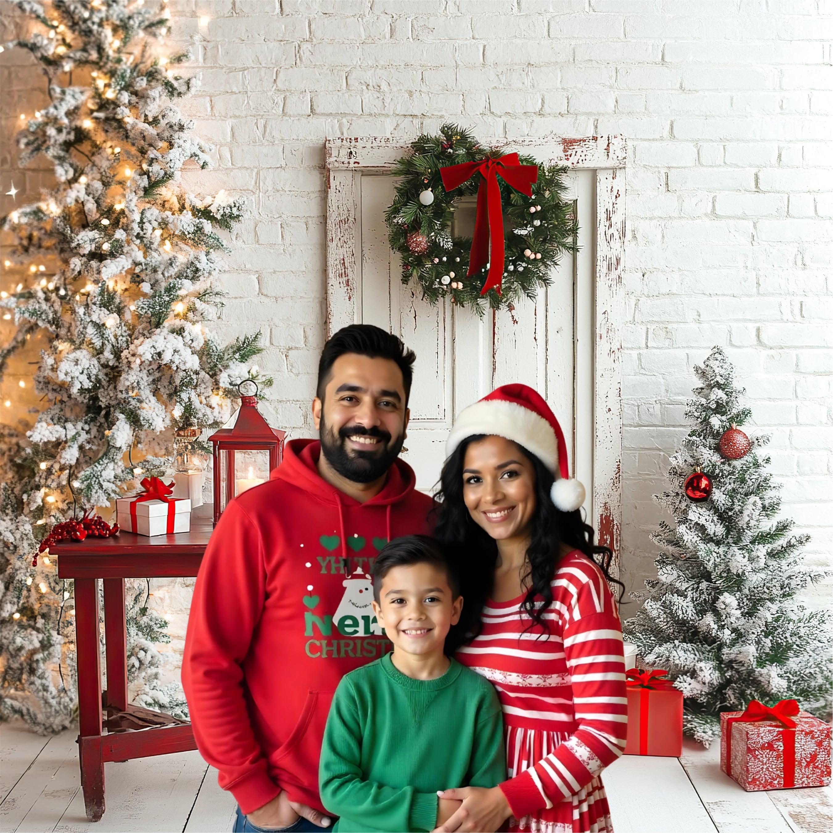 Christmas Theme Backdrop 15 PERSONALISED Pretty UR Party