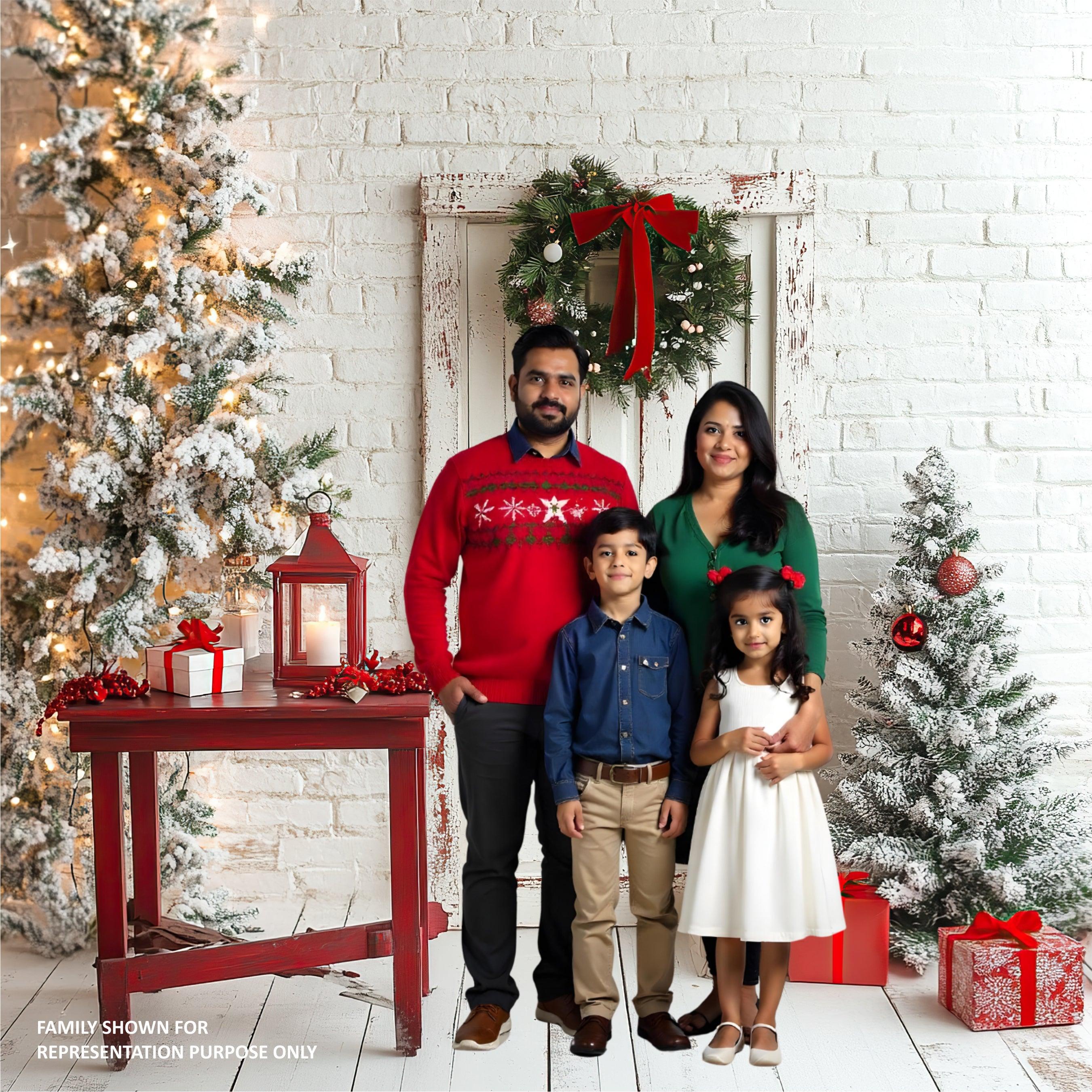 Christmas Theme Backdrop 15 PERSONALISED Pretty UR Party