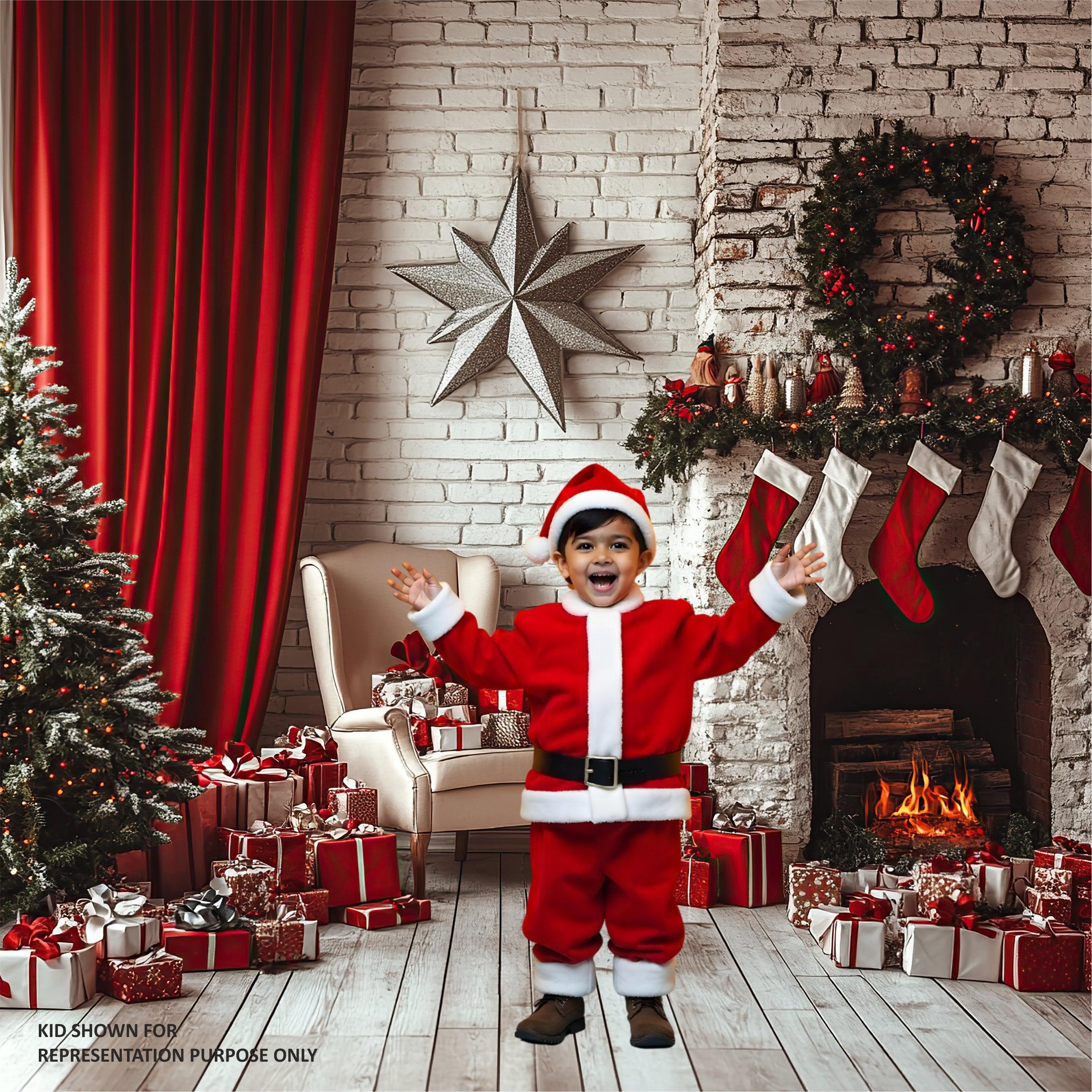 Christmas Theme Backdrop 16 PERSONALISED Pretty UR Party