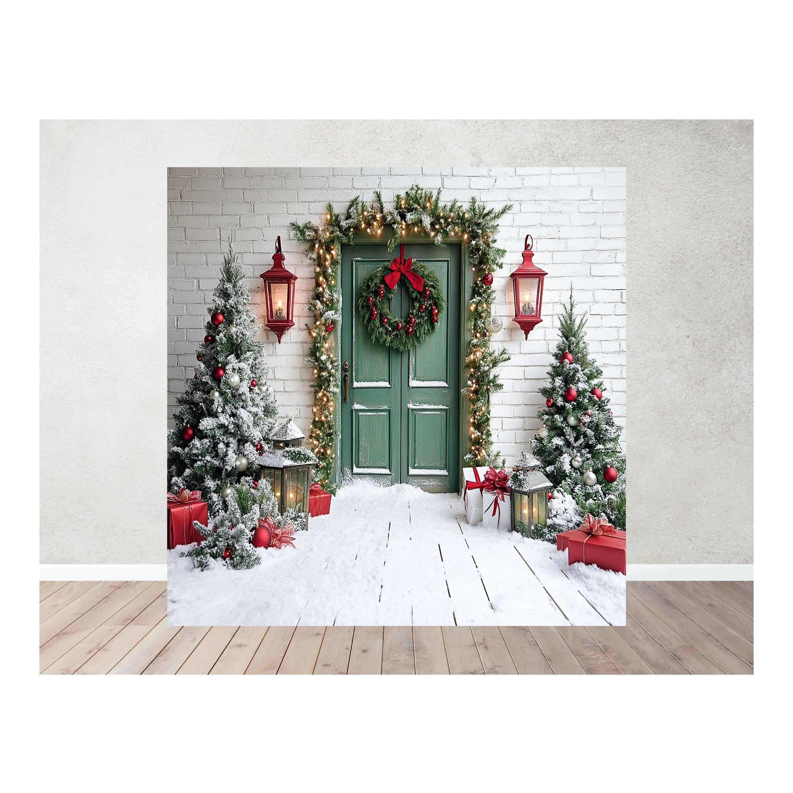Christmas Theme Backdrop 17 PERSONALISED Pretty UR Party