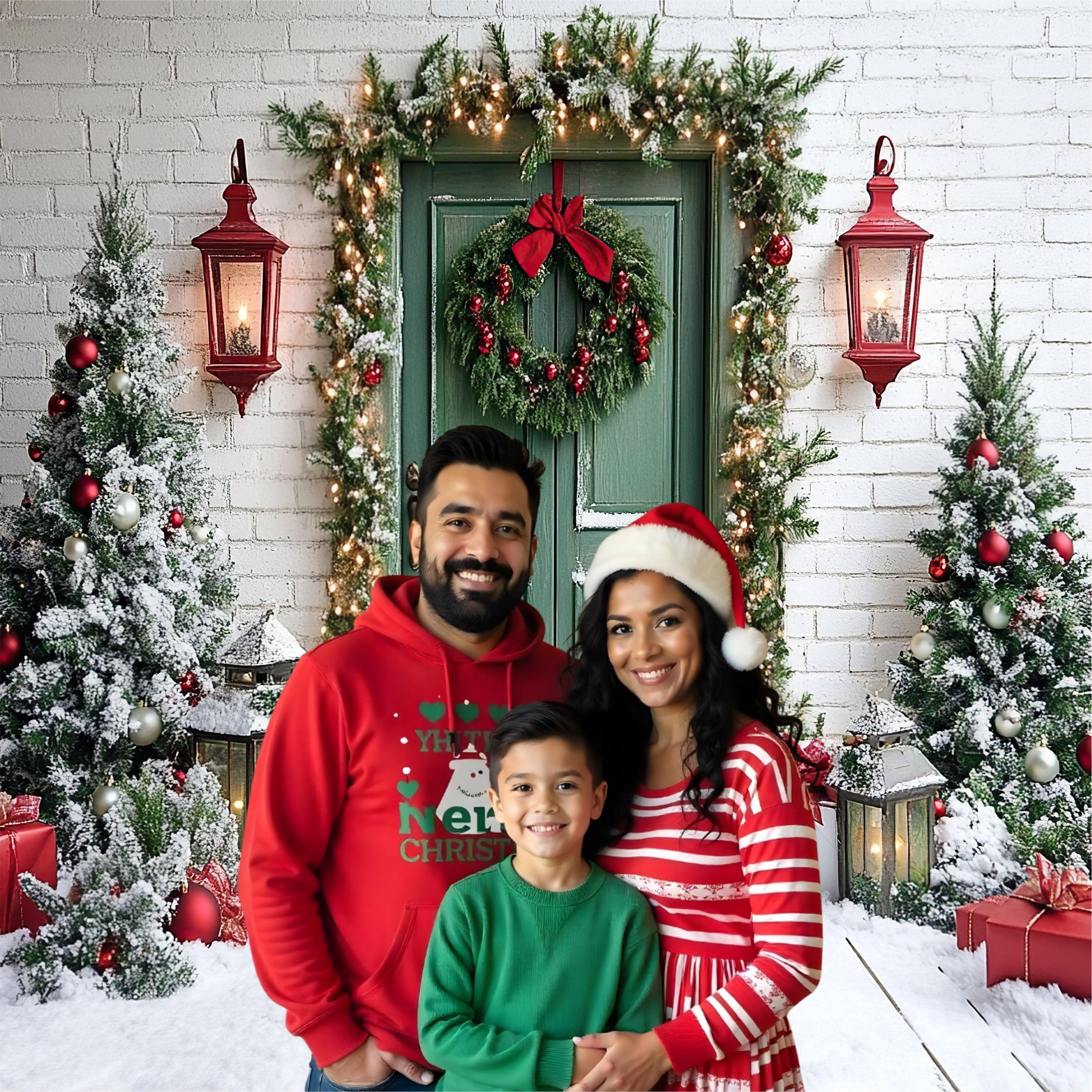 Christmas Theme Backdrop 17 PERSONALISED Pretty UR Party