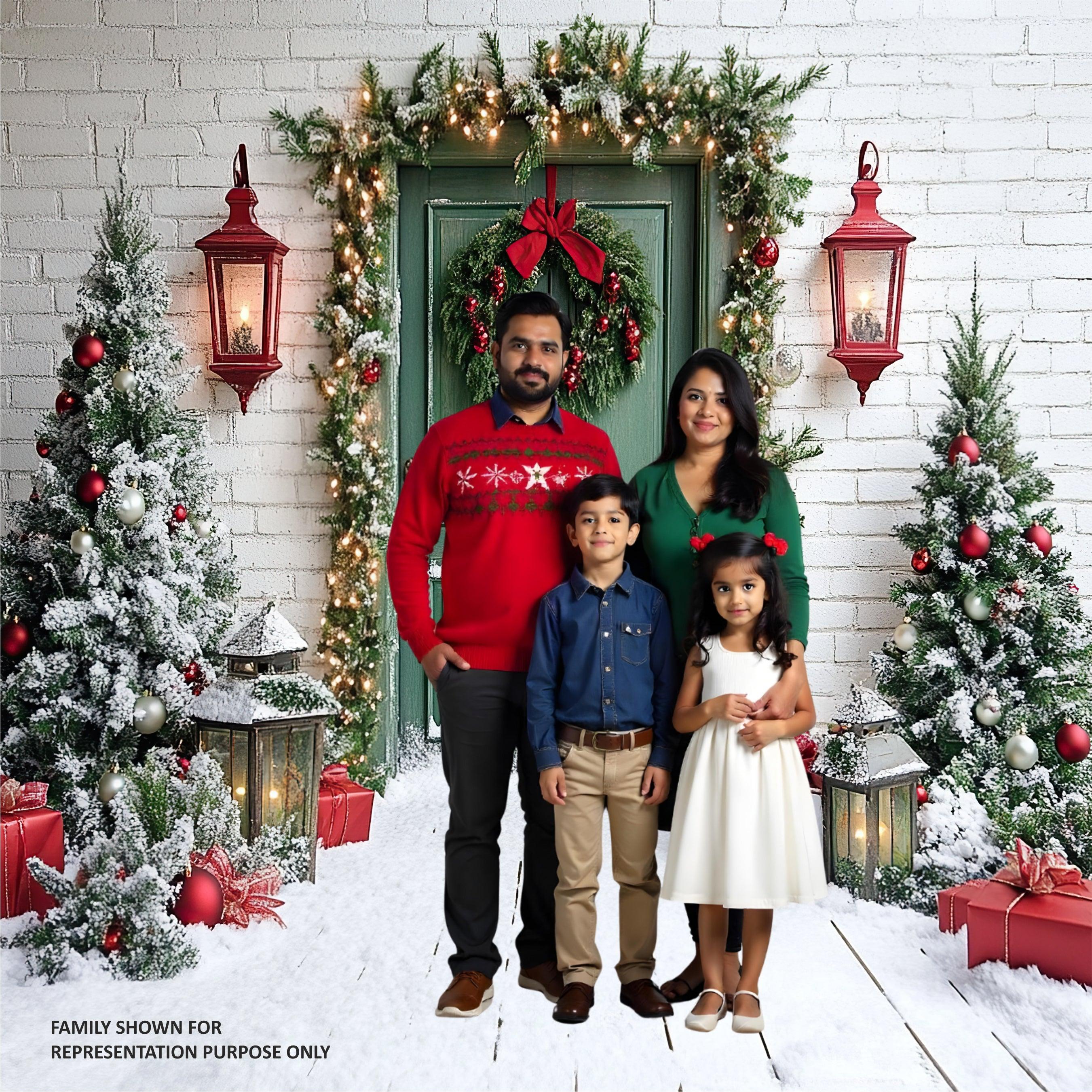 Christmas Theme Backdrop 17 PERSONALISED Pretty UR Party