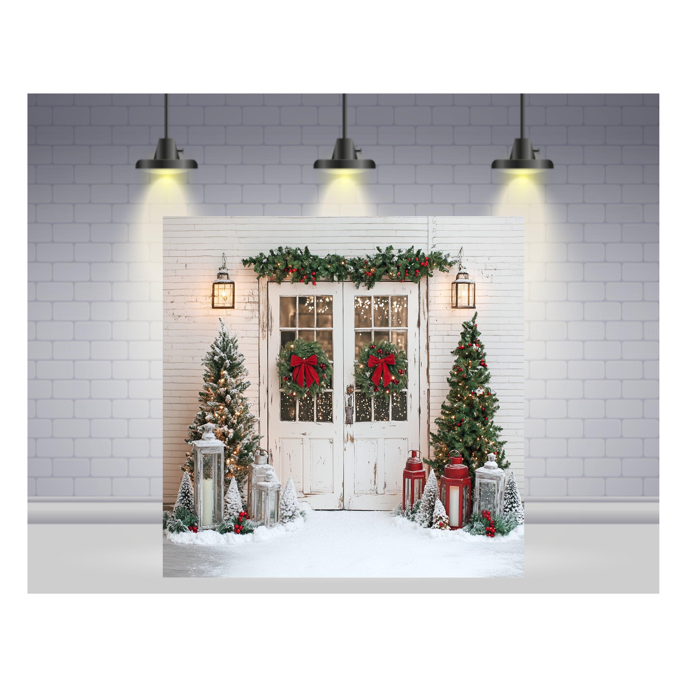 Christmas Theme Backdrop 18 PERSONALISED Pretty UR Party