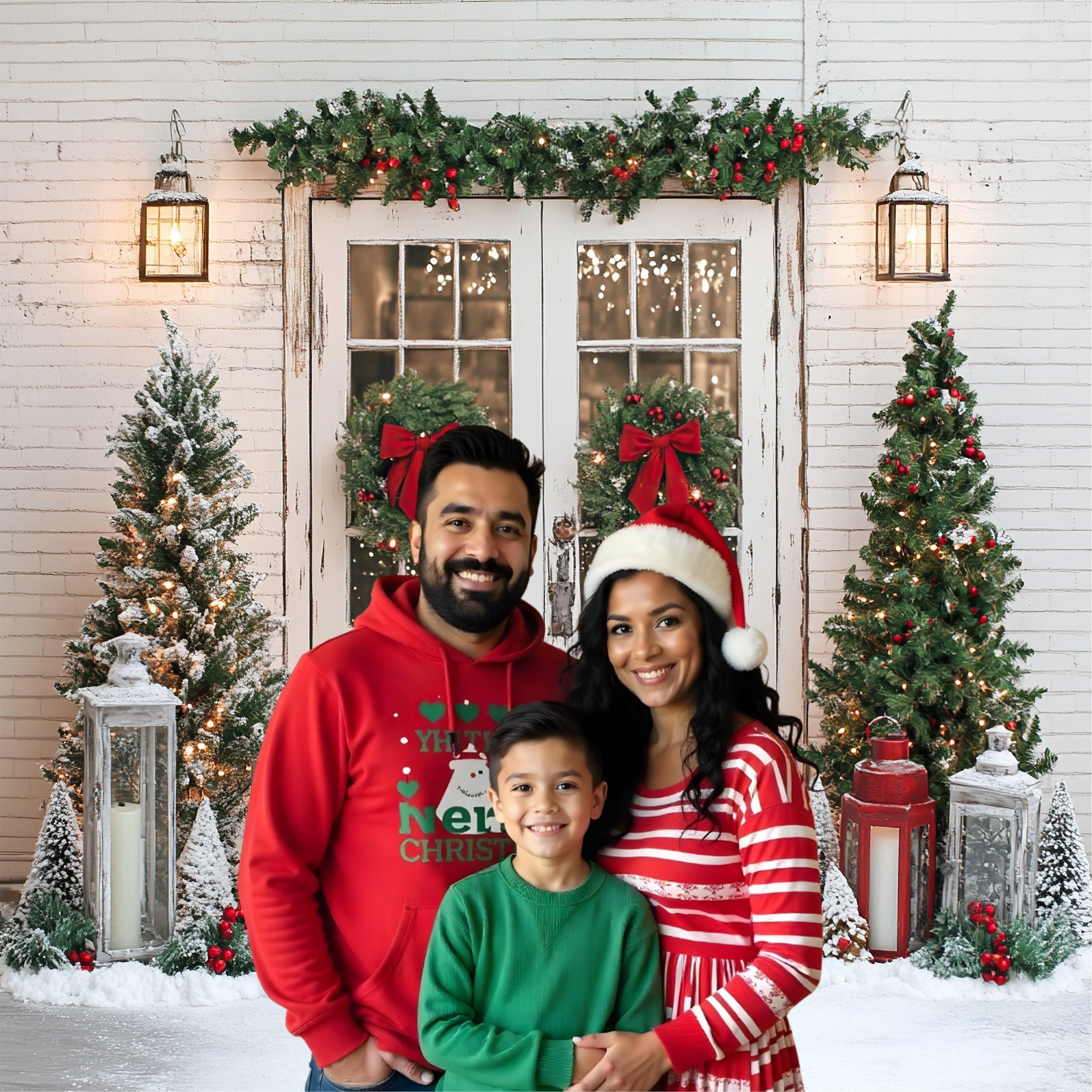 Christmas Theme Backdrop 18 PERSONALISED Pretty UR Party