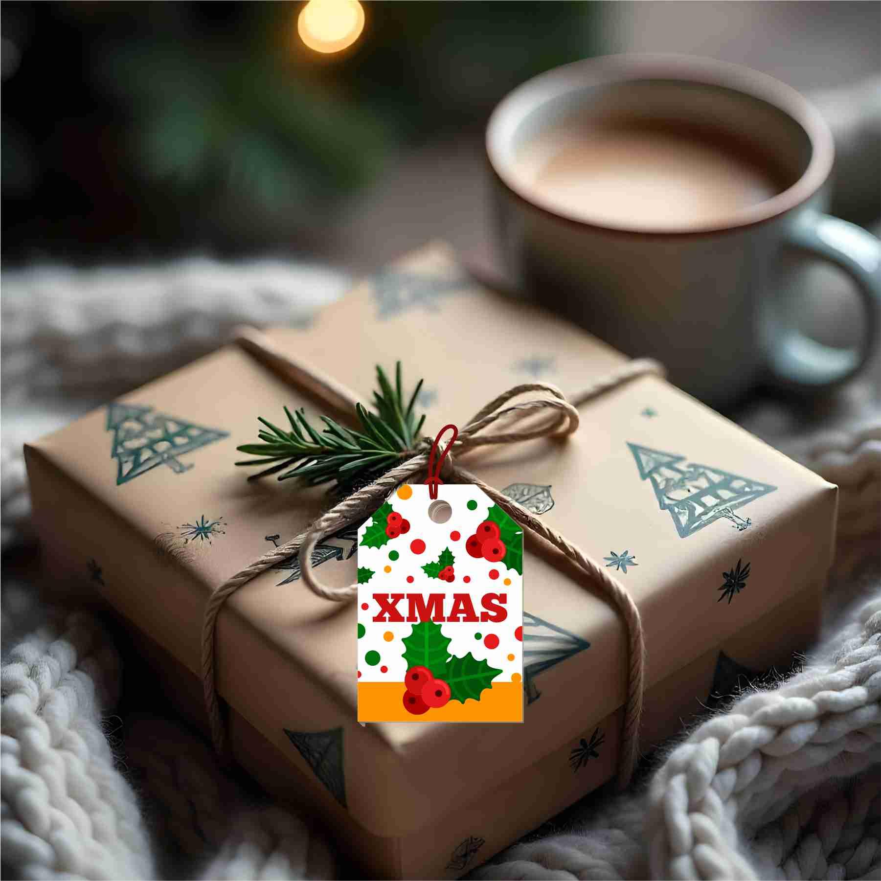 Christmas Gift Tags with String 02 - Pack of 30 Christmas PRETTY UR PARTY Christmas Gift Tags with String 02 - Pack of 30 Christmas PRETTY UR PARTY