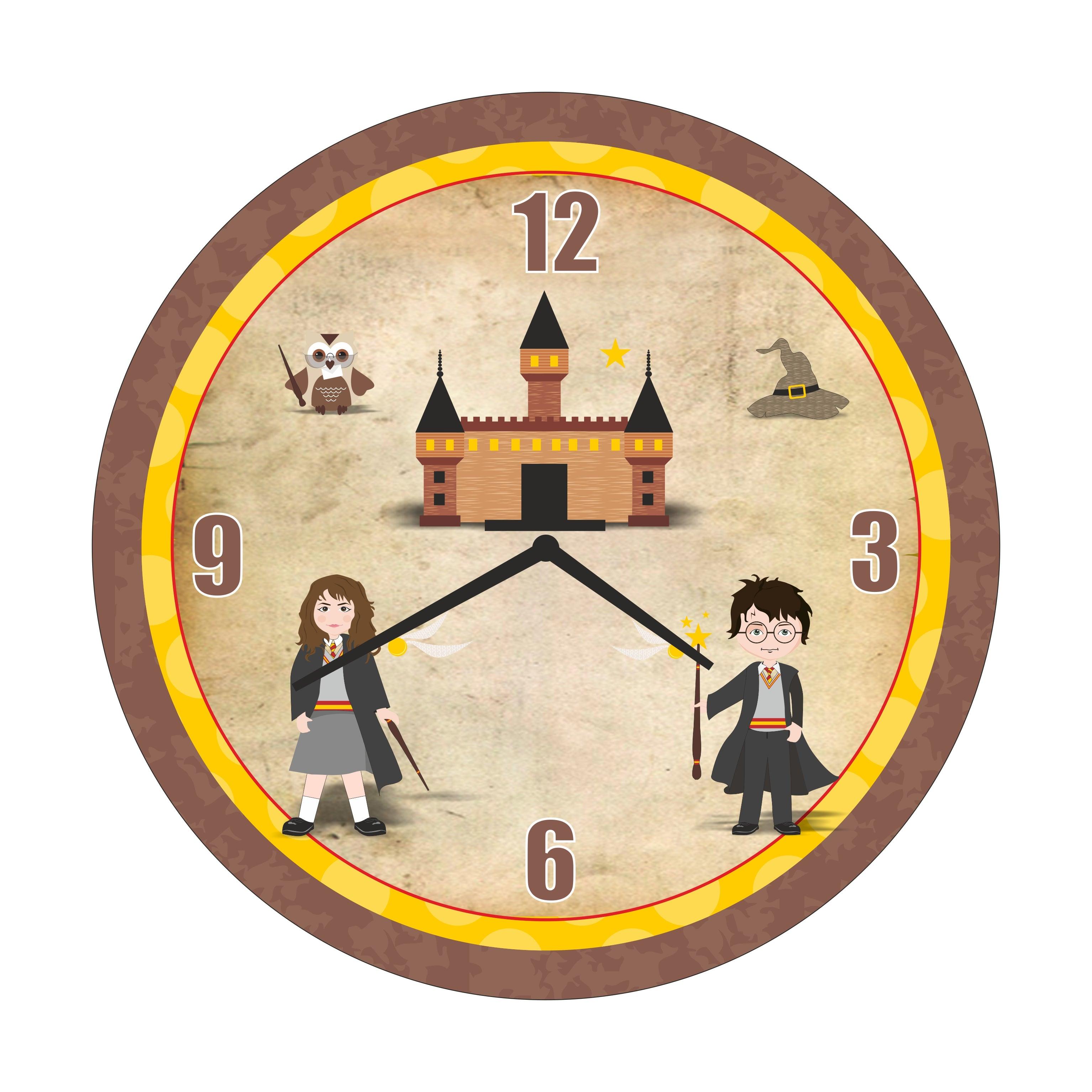 Personalised Harry Potter Clock THEME PARTIES Pretty UR Party