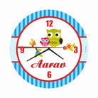 Personalised Owl Clock THEME PARTIES Pretty UR Party