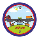 Personalised Transport Clock THEME PARTIES Pretty UR Party