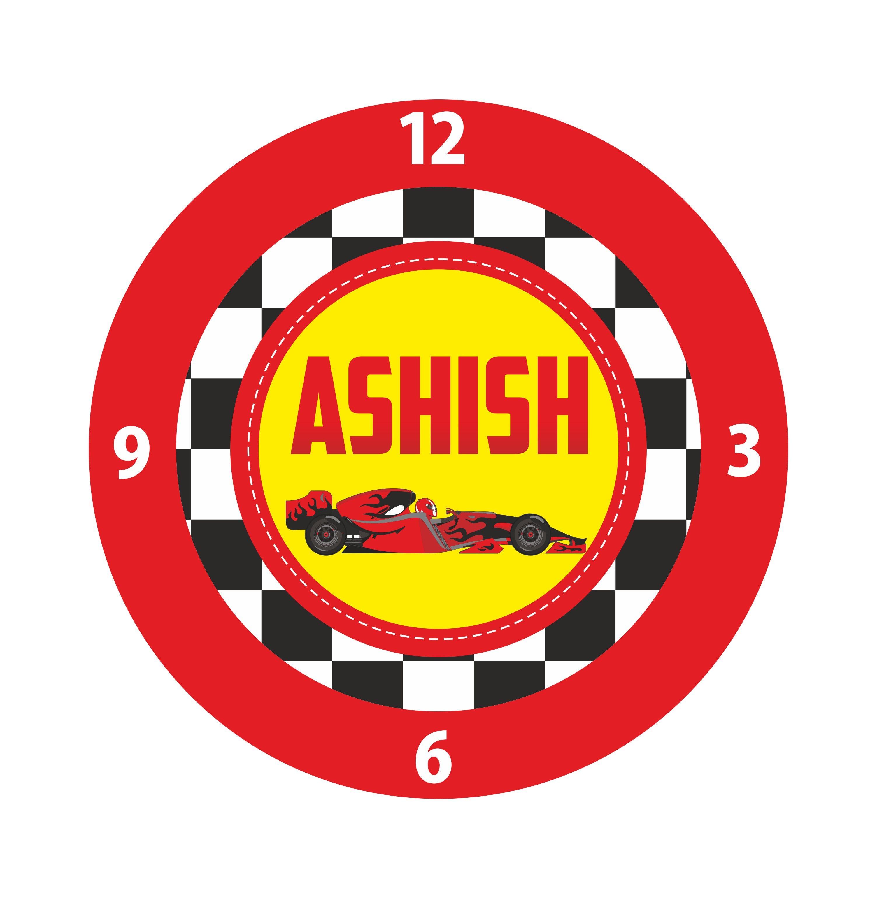 Personalized Race Car Theme Clock THEME PARTIES Pretty UR Party