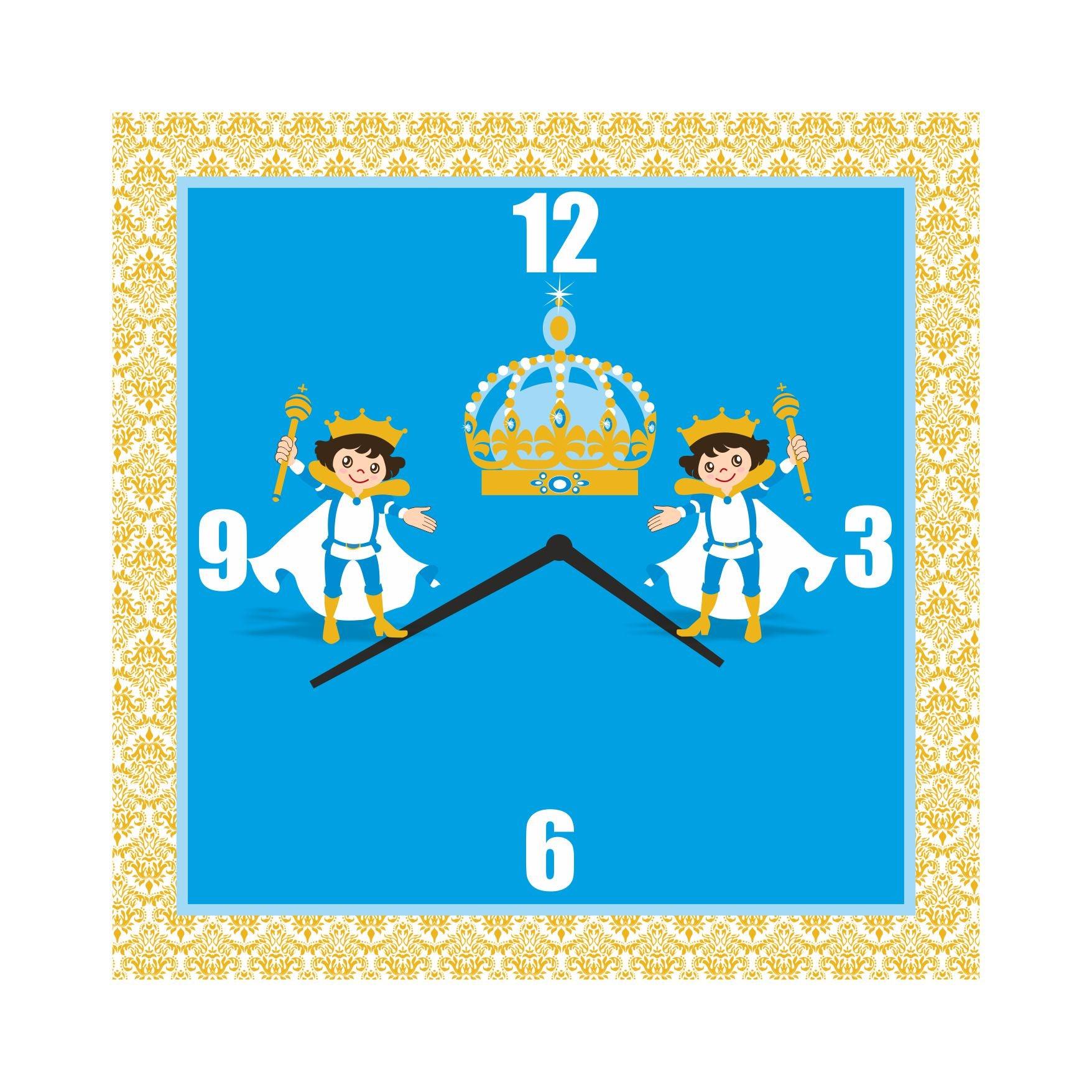 Personalised Prince Clock THEME PARTIES Pretty UR Party