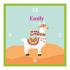 Personalised Llama Theme Clock THEME PARTIES Pretty UR Party