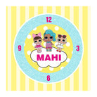 Personalized LOL Surprise Theme Clock THEME PARTIES Pretty UR Party