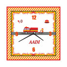 Personalised Fire Truck Clock RETURN GIFTS Pretty UR Party