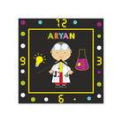 Personalised Mad Scientist Theme Clock THEME PARTIES Pretty UR Party