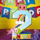 Cocomelon 3D Letter / Number HANDCRAFTED PRETTY UR PARTY