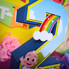 Cocomelon 3D Letter / Number HANDCRAFTED PRETTY UR PARTY