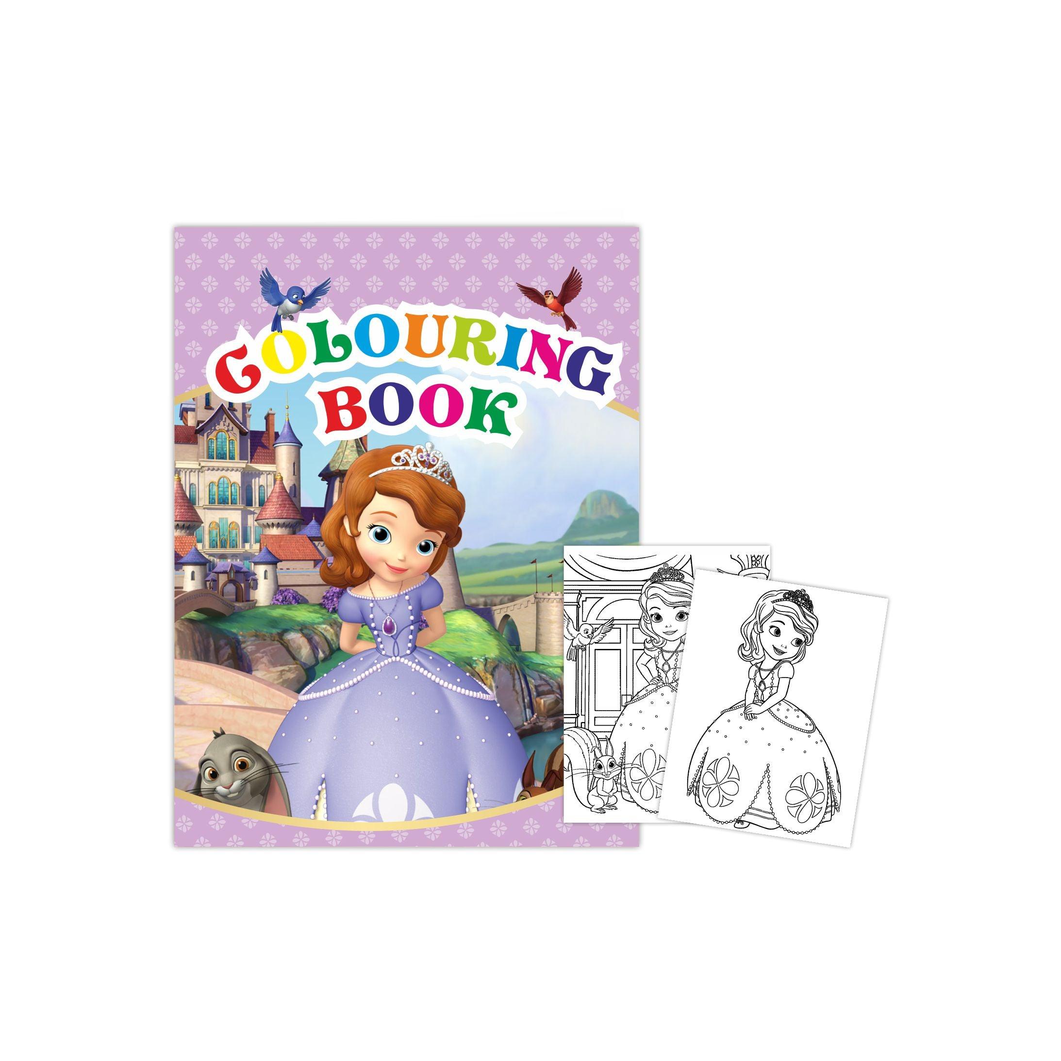 Sofia the first Enchanted Garden Party Colouring Book PERSONALISED Pretty UR Party