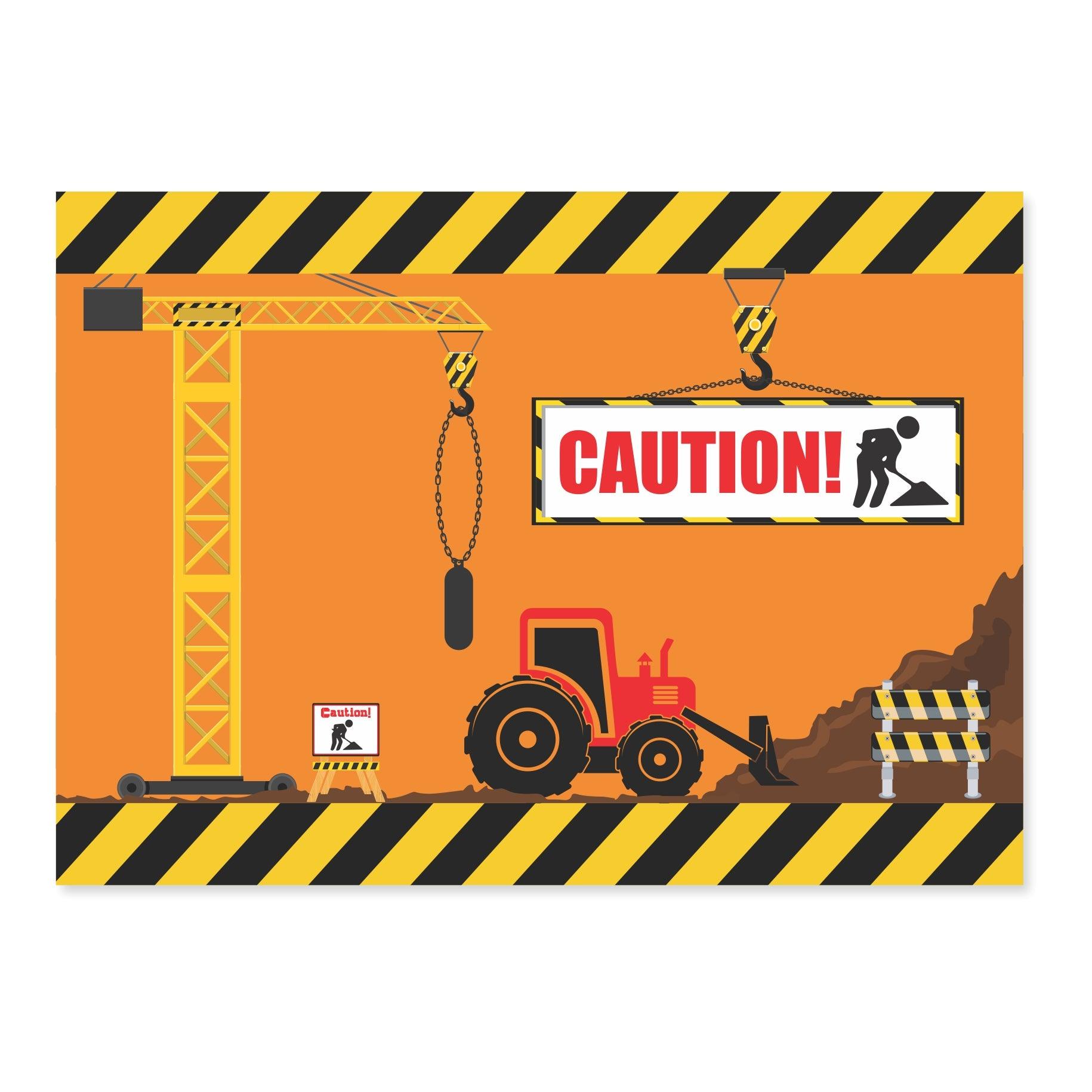 Construction Theme  Table Mats THEME PARTIES Pretty UR Party