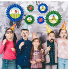 Cricket Paper Fans - Set of 6 DECORATIONS Pretty UR Party