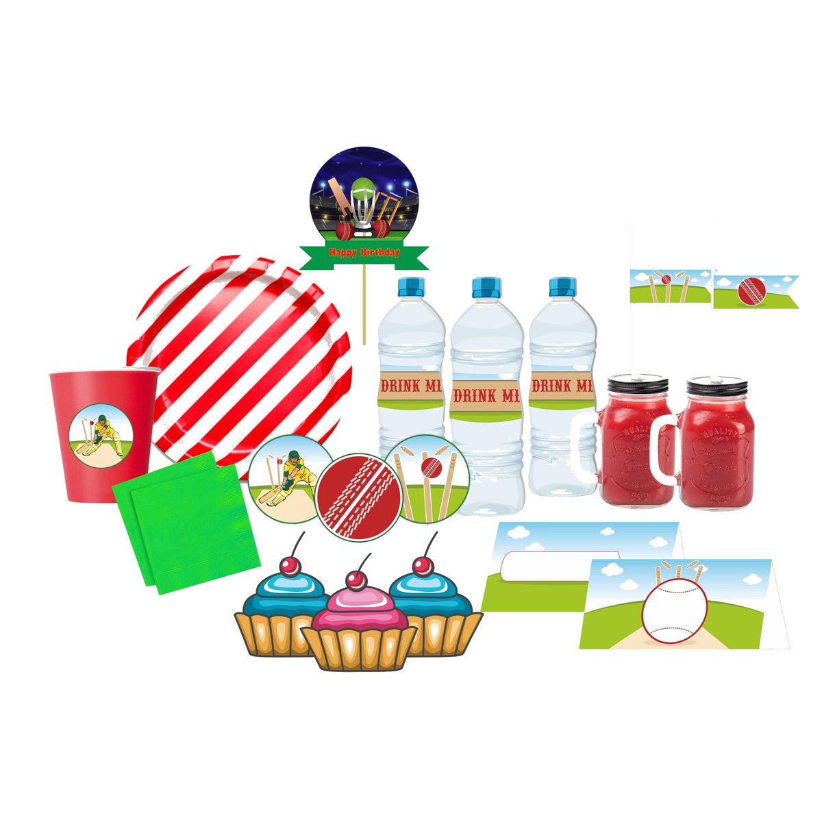 Cricket Tableware Package - 67 pieces Pack