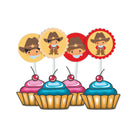Little Wrangler Cupcake / Food Toppers THEME PARTIES Pretty UR Party