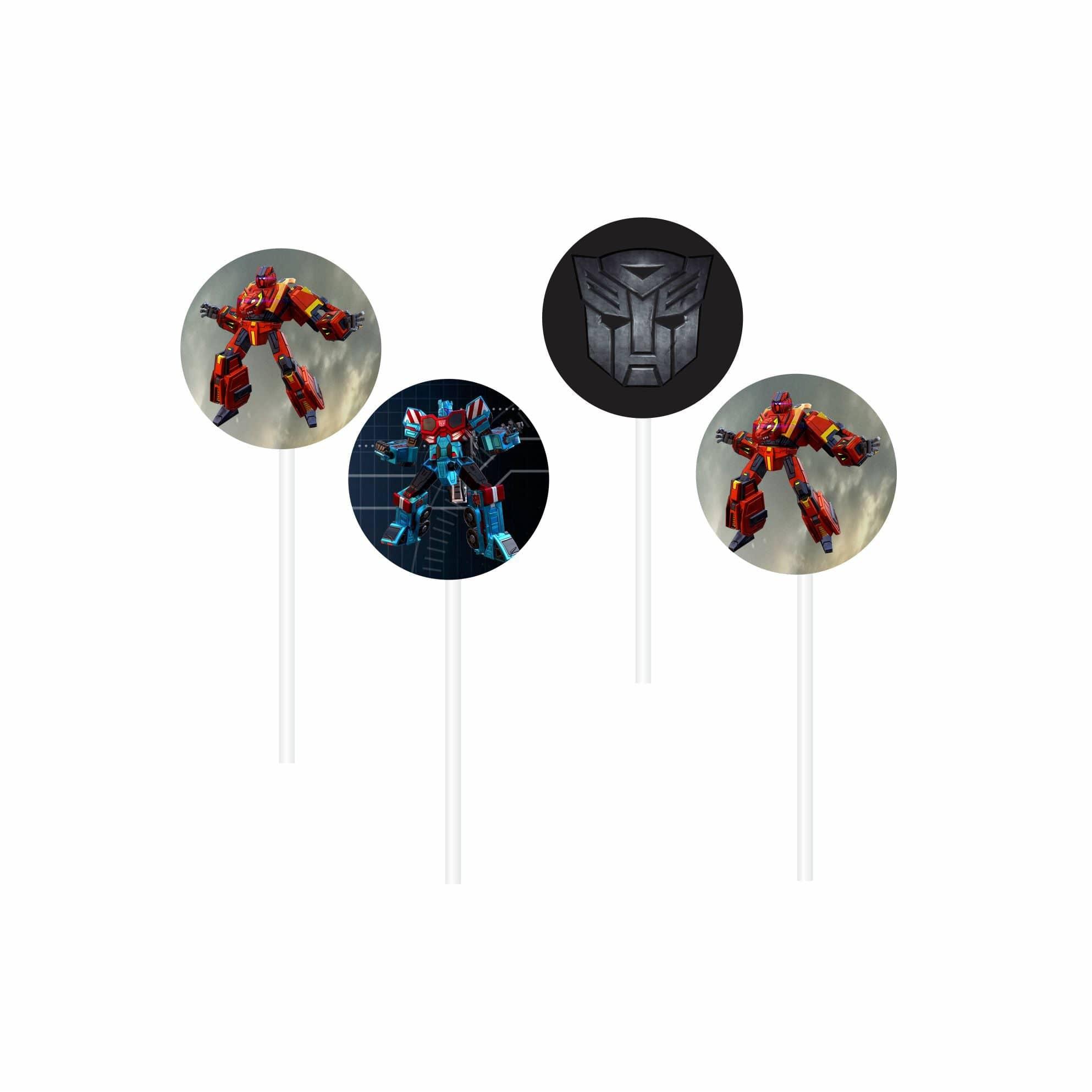 Transformers Theme Cupcake Toppers THEME PARTIES Pretty UR Party