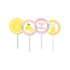 Pink lemonade 1st birthday Cupcake / Food Toppers ALL PARTY SUPPLIES Pretty UR Party