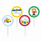 Little Aviator Cupcake / Food Toppers THEME PARTIES Pretty UR Party