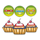 Ninja Turtles Cupcake / Food Toppers THEME PARTIES Pretty UR Party