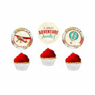 Travel Theme Cupcake Toppers THEME PARTIES Pretty UR Party