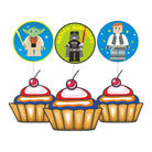 Star Wars Inspired Cupcake Toppers THEME PARTIES Pretty UR Party