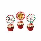 Pizza Party Theme Cupcake / Food Toppers THEME PARTIES Pretty UR Party