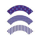 Nautical Theme Cupcake Wrappers THEME PARTIES Pretty UR Party