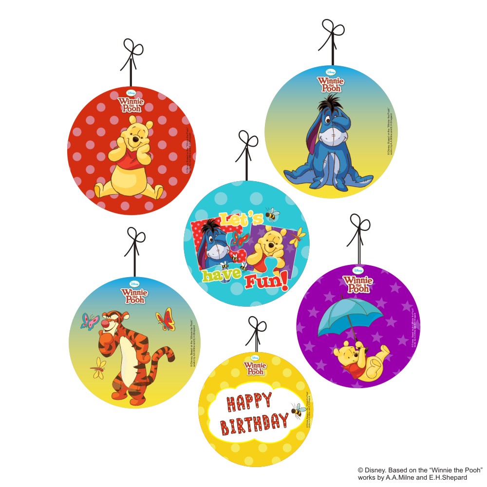 Disney Winnie the Pooh Party Decorations Kit - 80 pieces combo pack THEME PARTIES Pretty UR Party