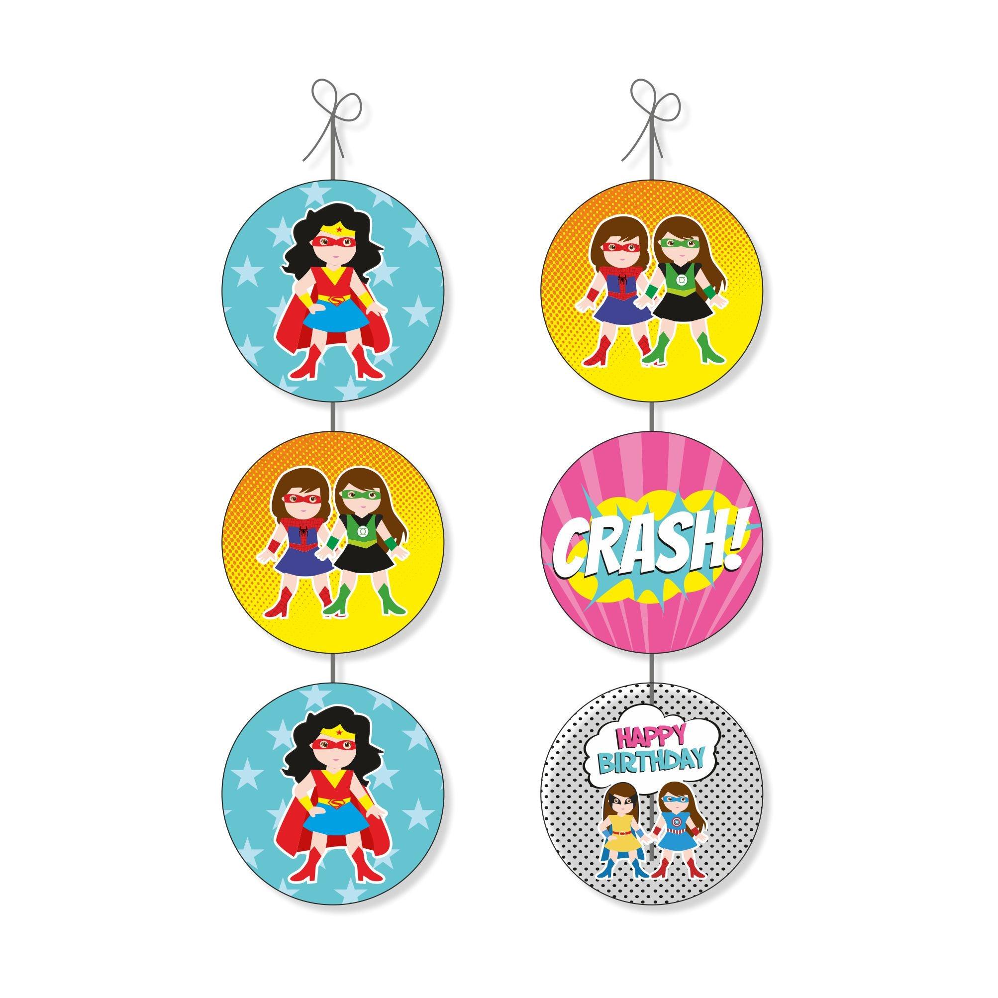 Supergirl Theme Danglers THEME PARTIES Pretty UR Party