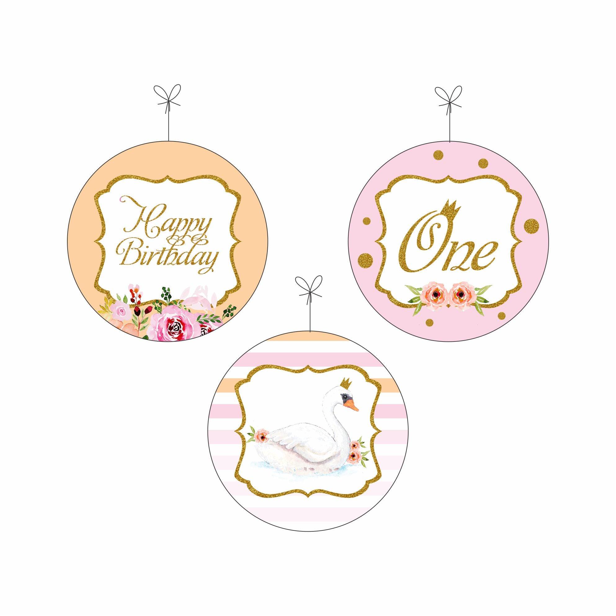 Swan Theme Danglers THEME PARTIES Pretty UR Party