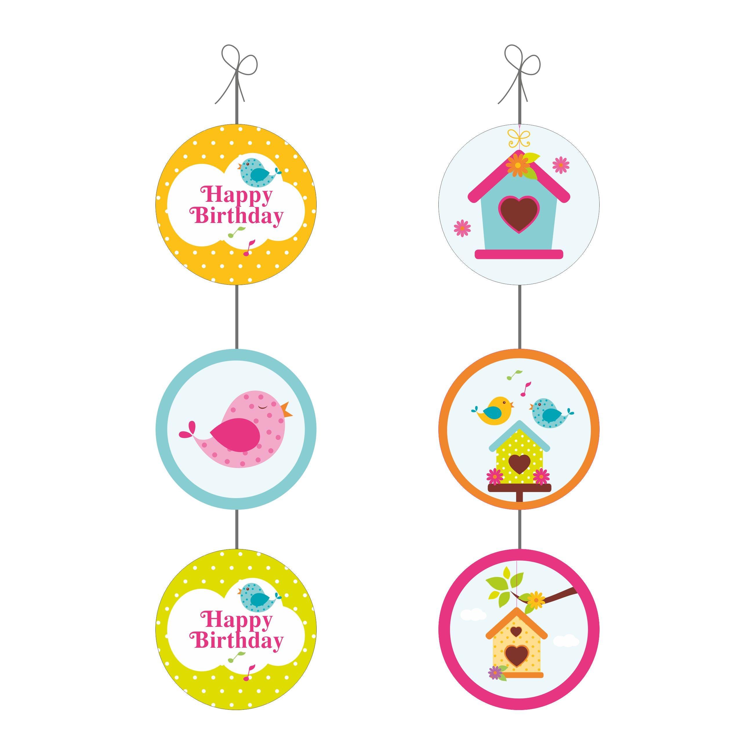 Little Bird Theme Danglers THEME PARTIES Pretty UR Party