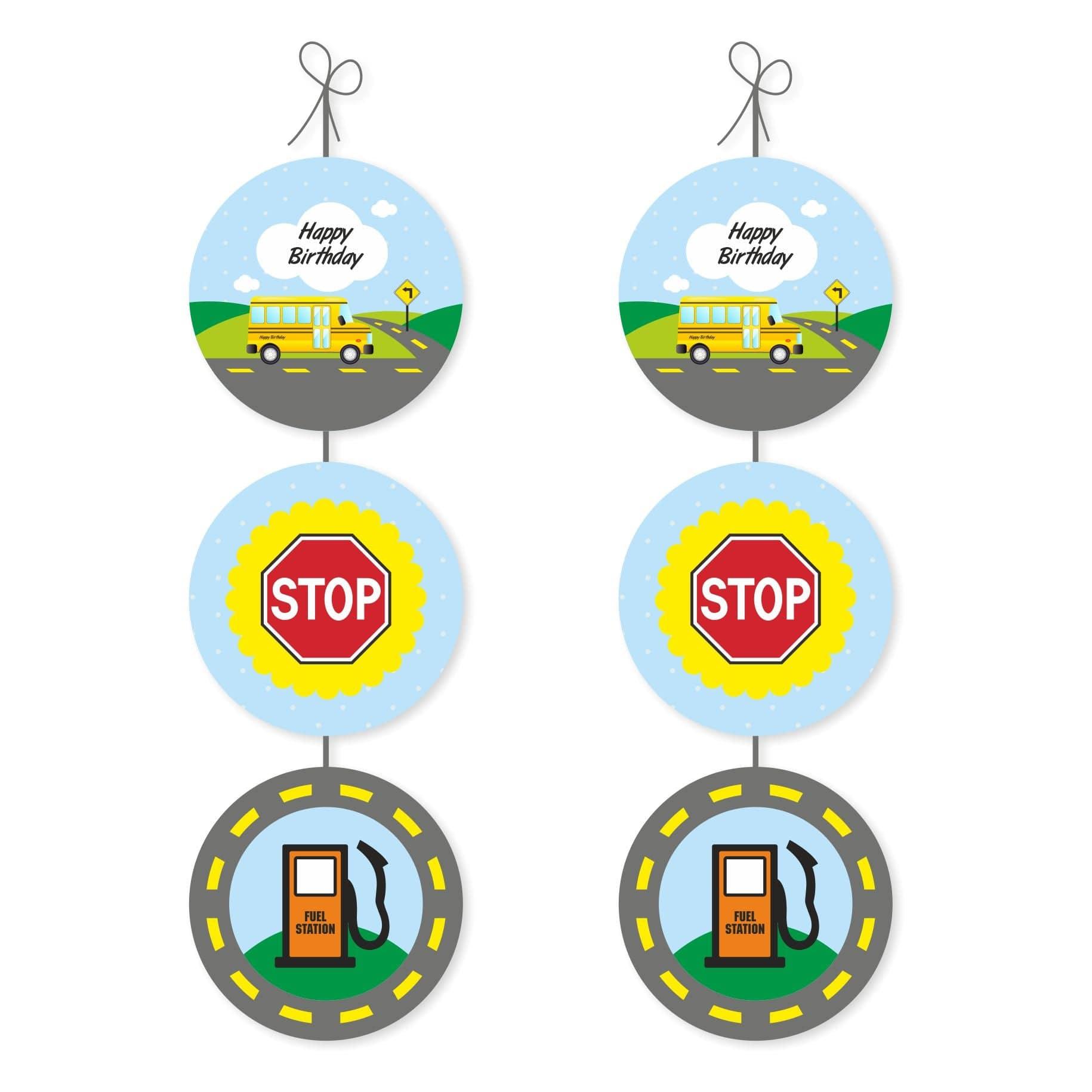 Wheels On The Bus Danglers THEME PARTIES Pretty UR Party