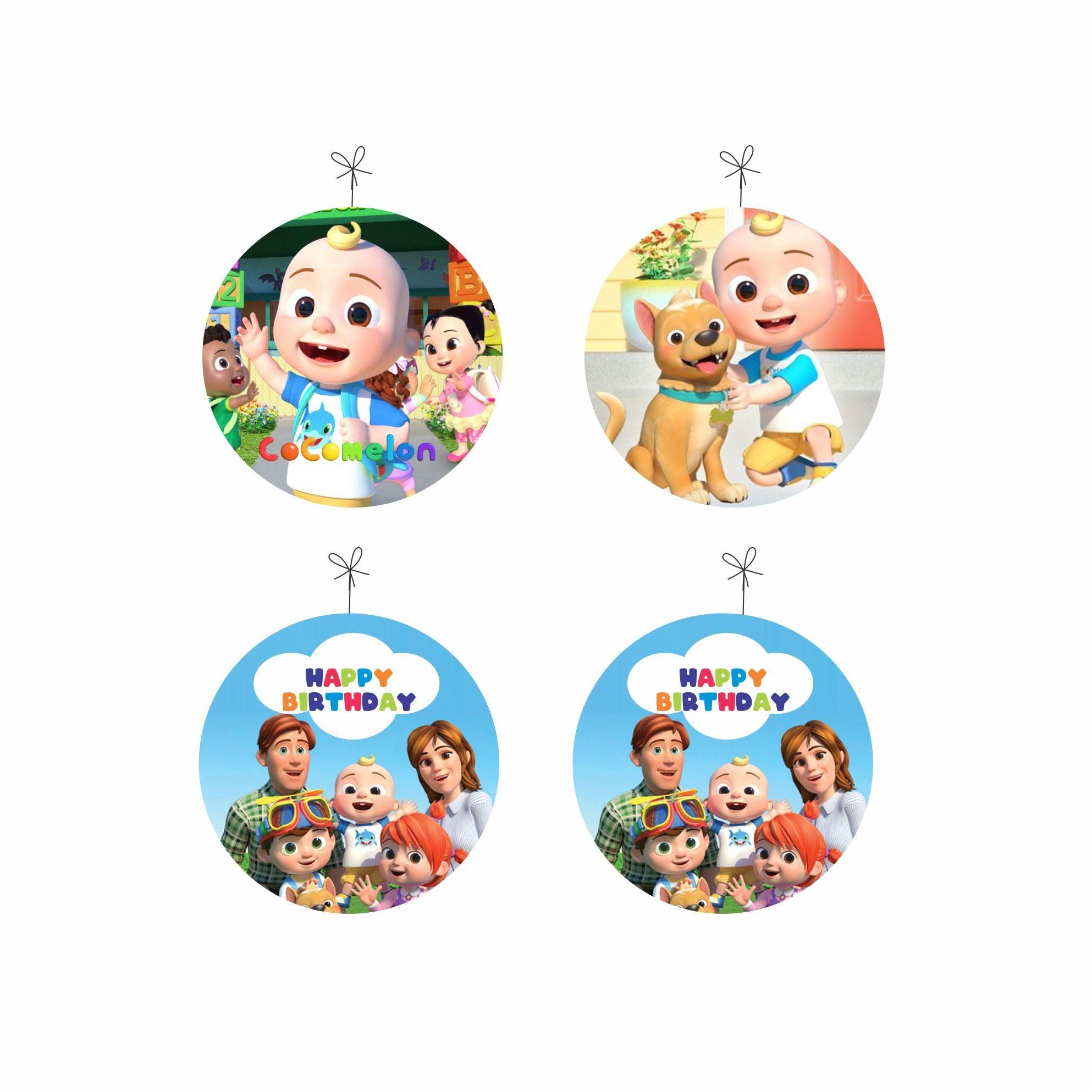 Cocomelon Theme Danglers THEME PARTIES Pretty UR Party