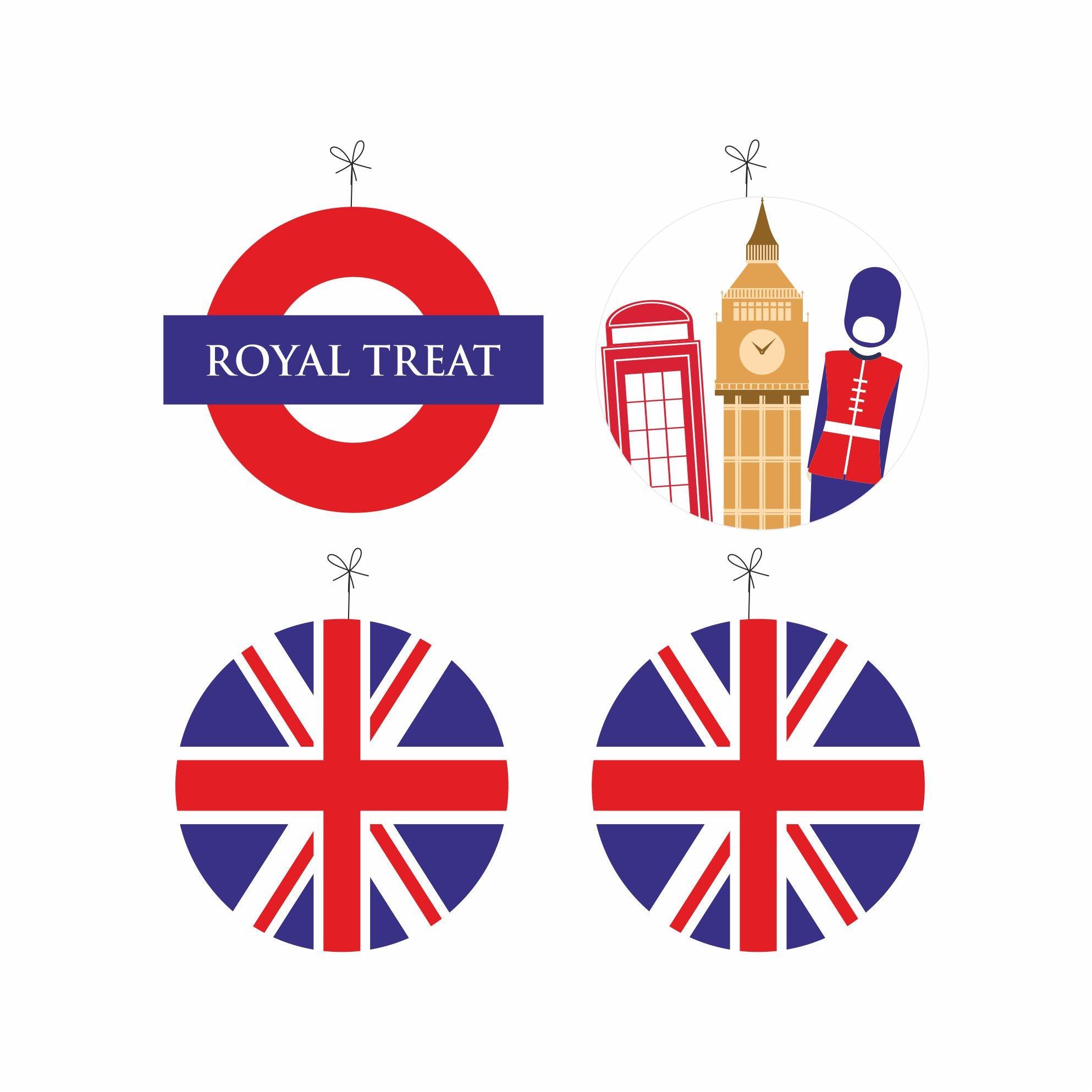 London Theme Danglers THEME PARTIES Pretty UR Party