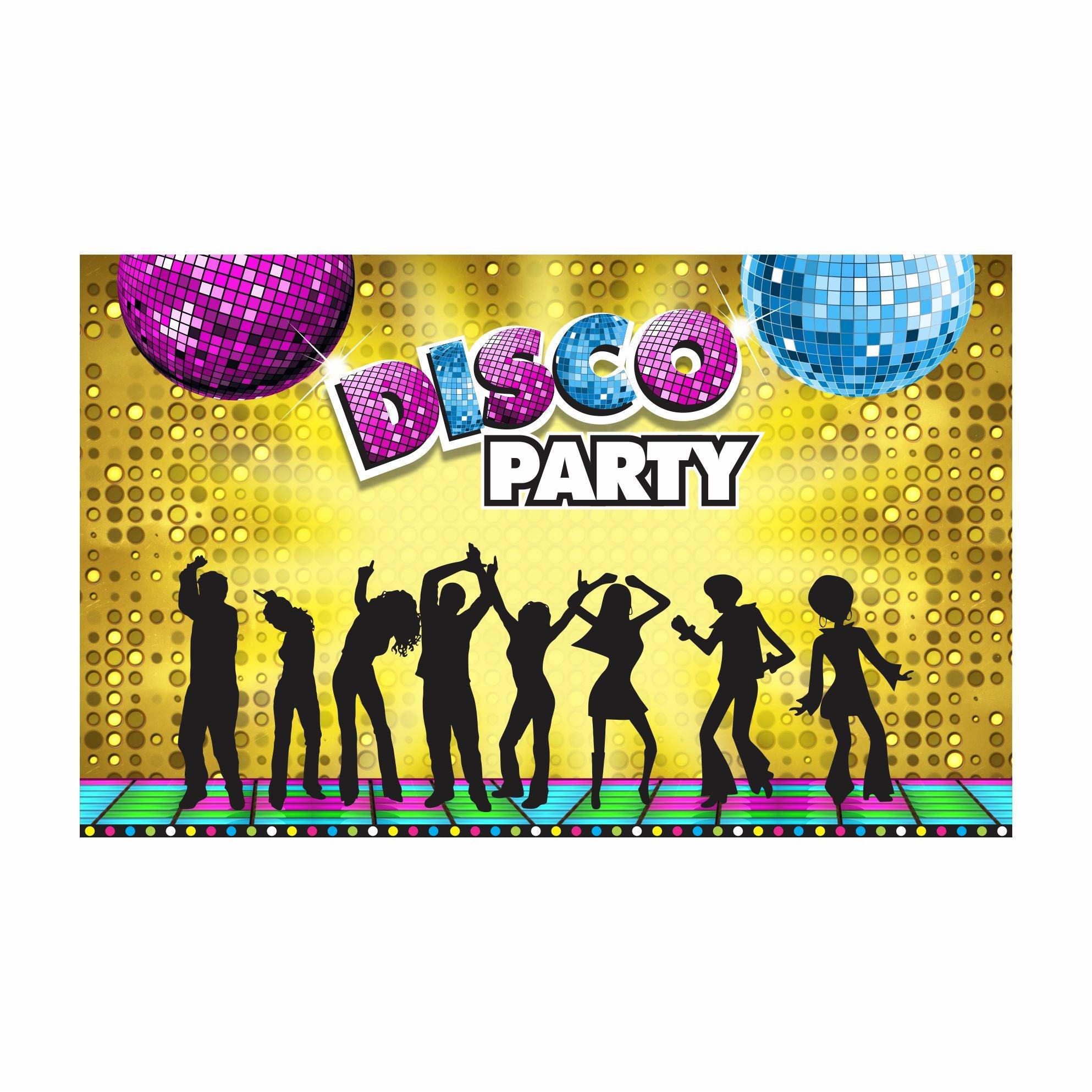Disco Party Theme Table Mats THEME PARTIES Pretty UR Party