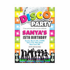 Disco Party Theme E-Invitations 01 ALL PARTY SUPPLIES Pretty UR Party