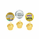 Disco Party Theme Cupcake / Food Toppers THEME PARTIES Pretty UR Party