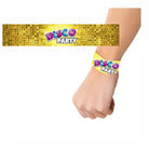 Disco Party Theme Wrist Bands - Pack of 10 THEME PARTIES Pretty UR Party
