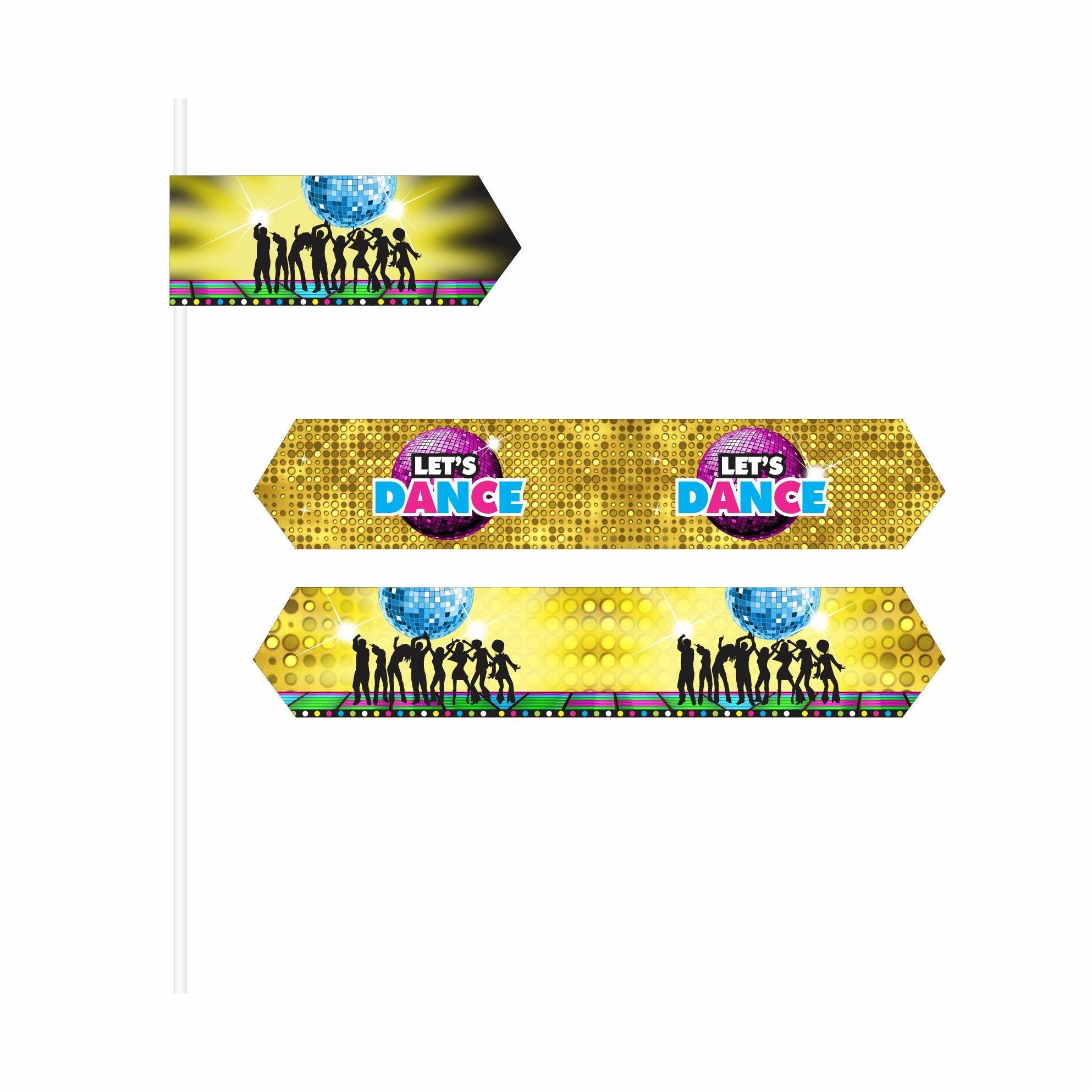 Disco Party Theme Drink Straws THEME PARTIES Pretty UR Party