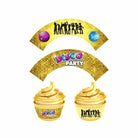 Disco Party Theme Cupcake Wrappers THEME PARTIES Pretty UR Party