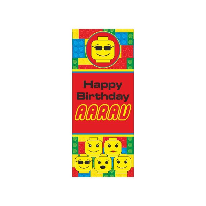 Lego Door Banner THEME PARTIES Pretty UR Party