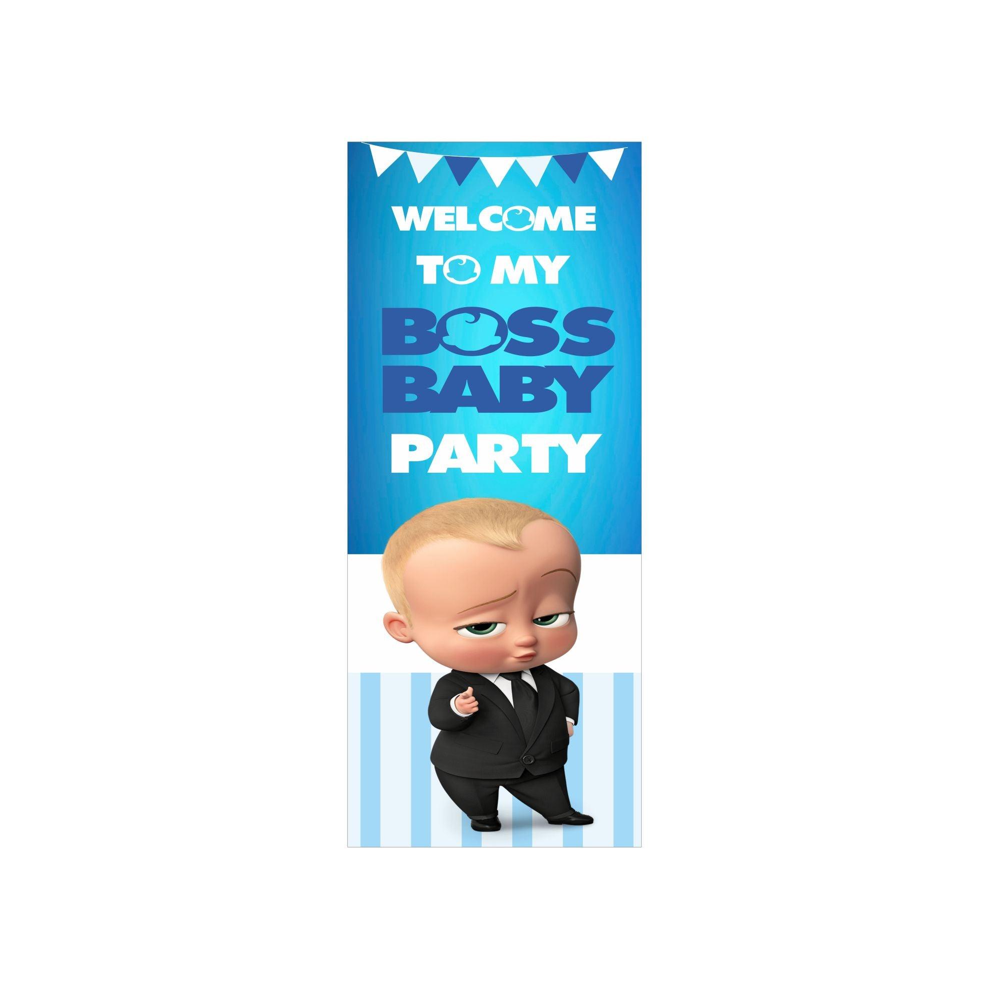 Boss Baby Theme Door Banner THEME PARTIES Pretty UR Party