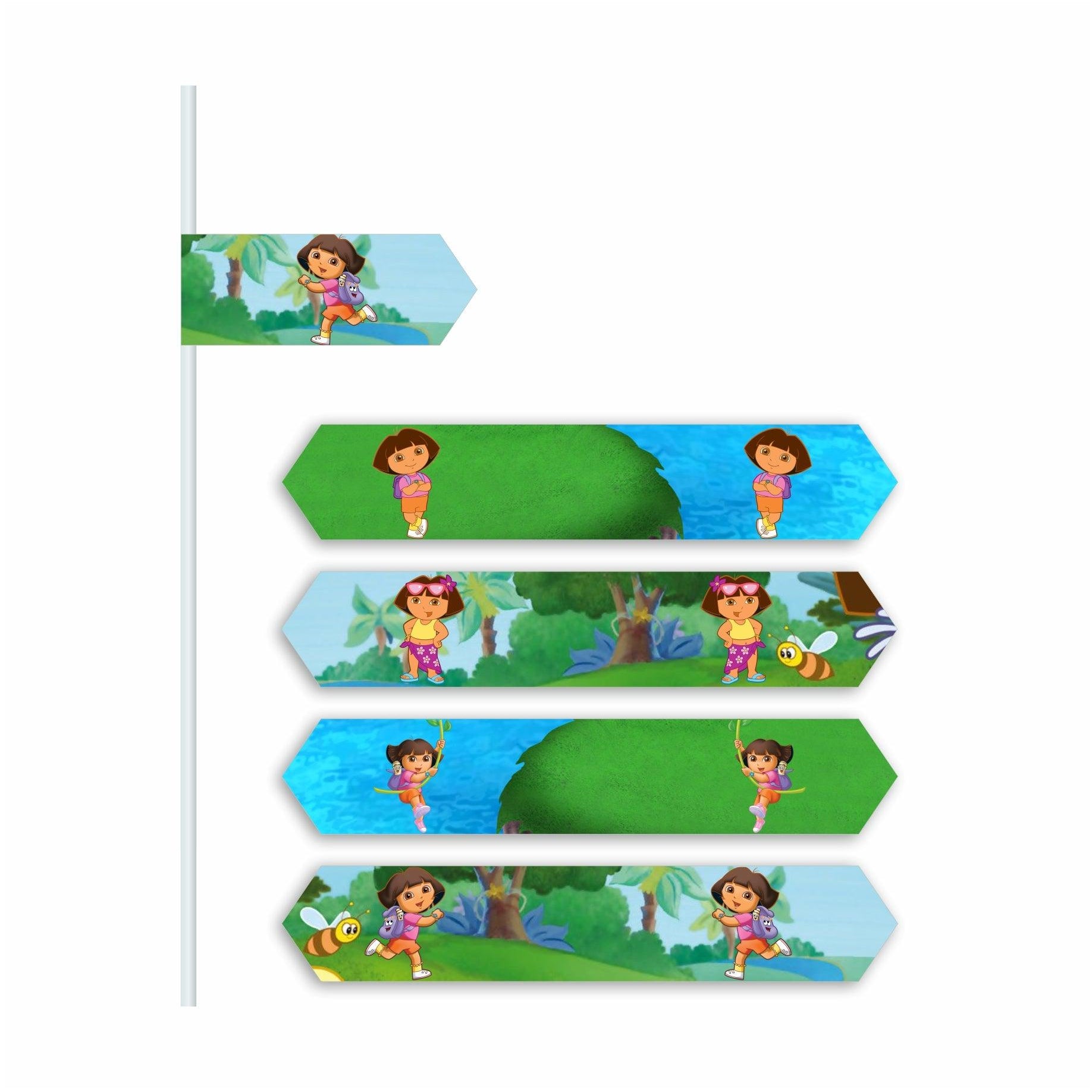 Dora the explorer Straws THEME PARTIES Pretty UR Party